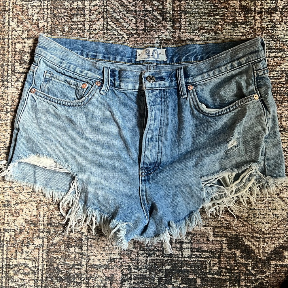 Free people Jean shorts 30
